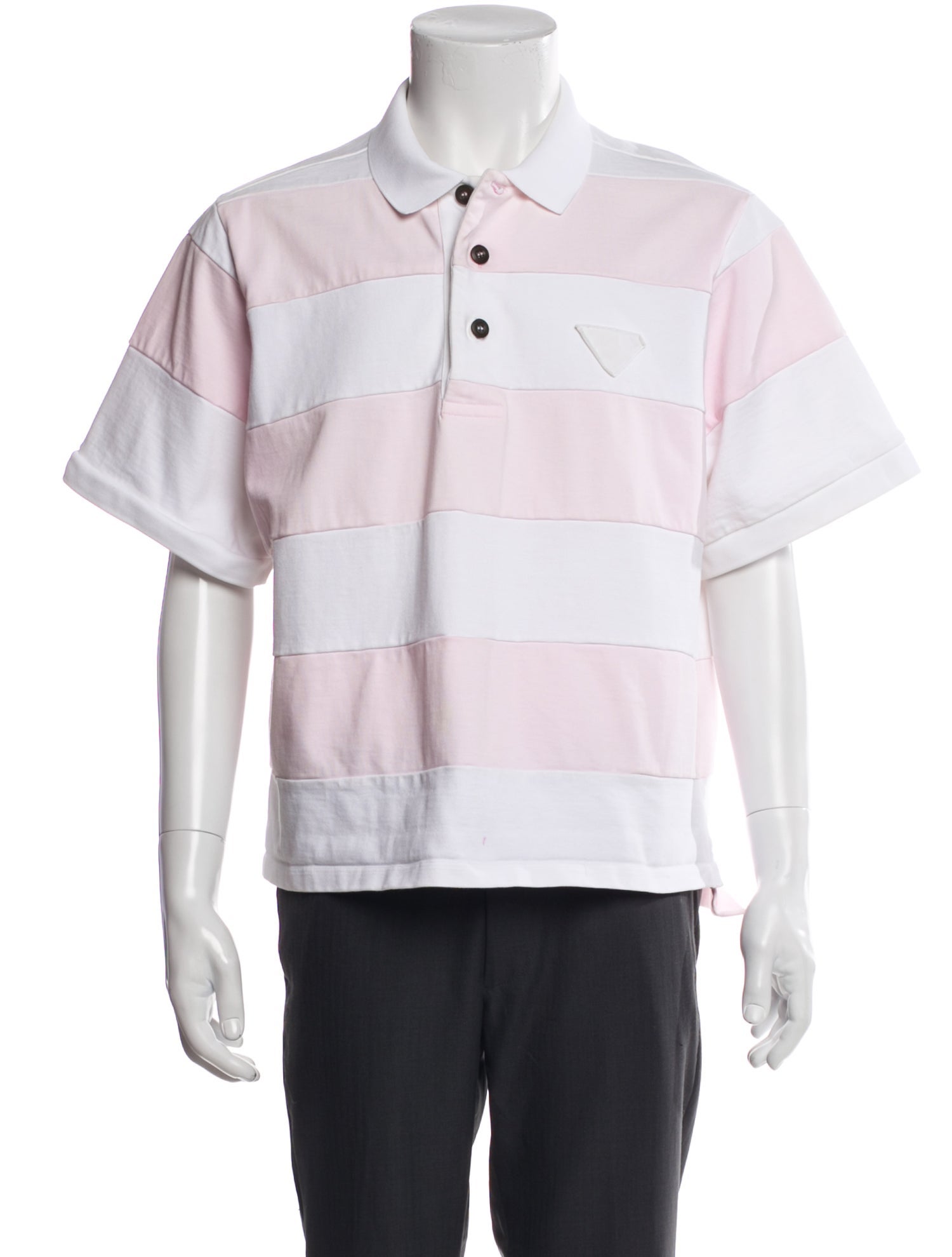 Prada 2020 Striped Polo Shirt