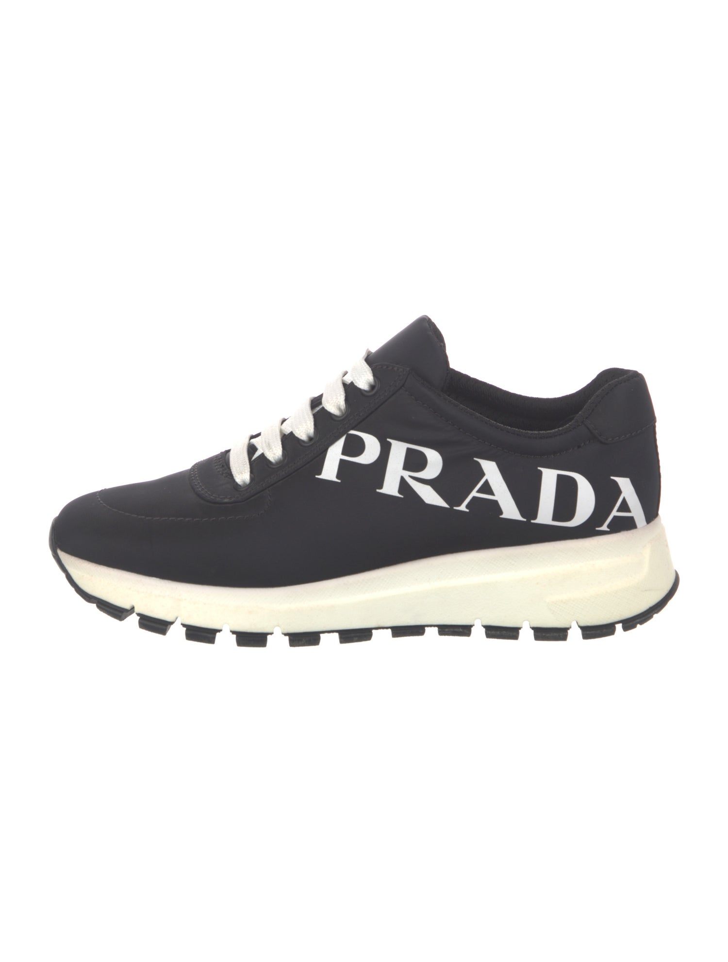 Prada Nylon Printed Sneakers