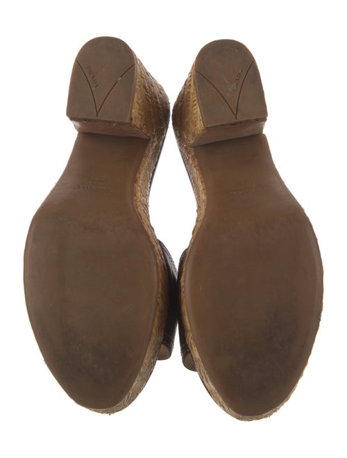 Prada Leather Slides