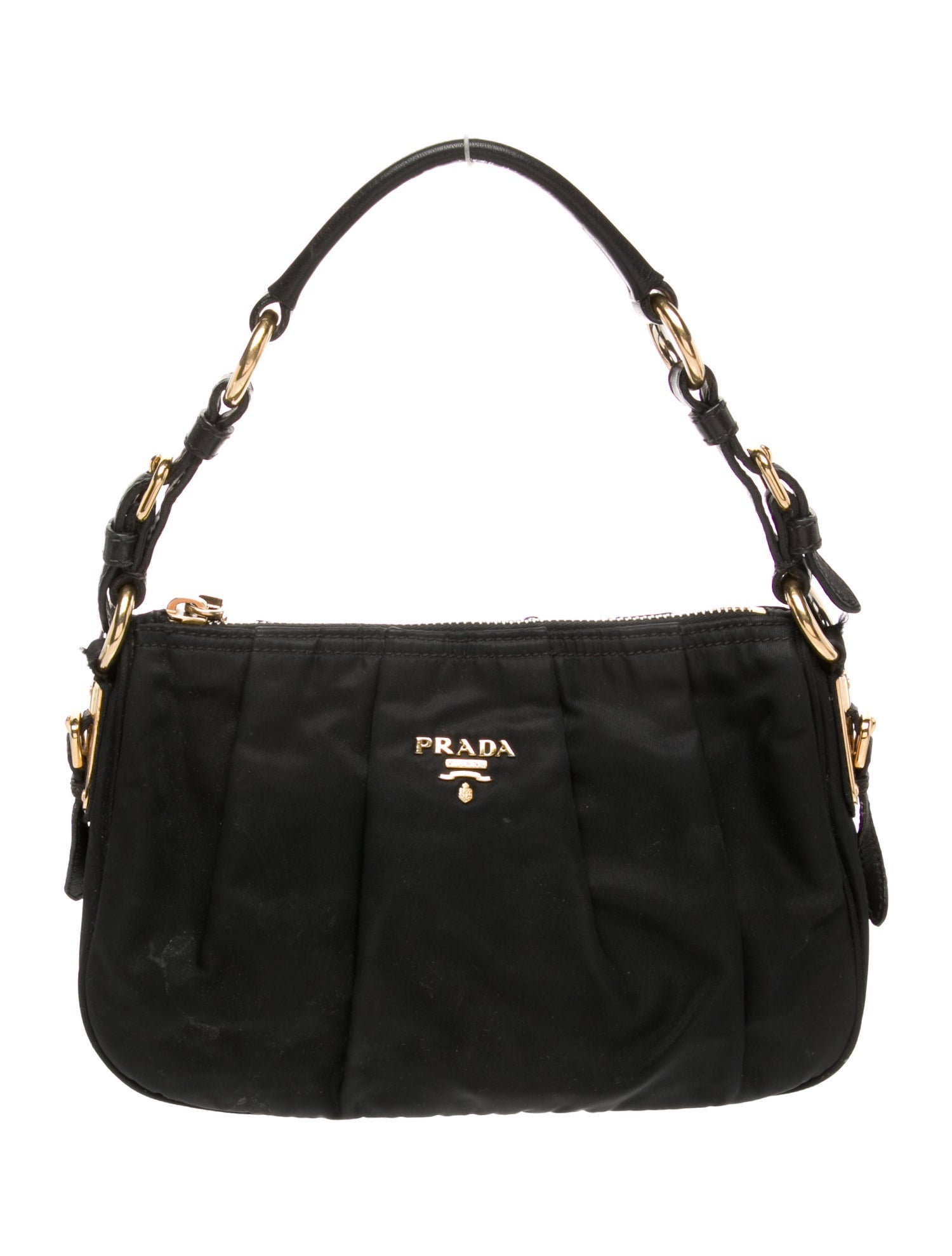 Prada Leather Top Handle Bag