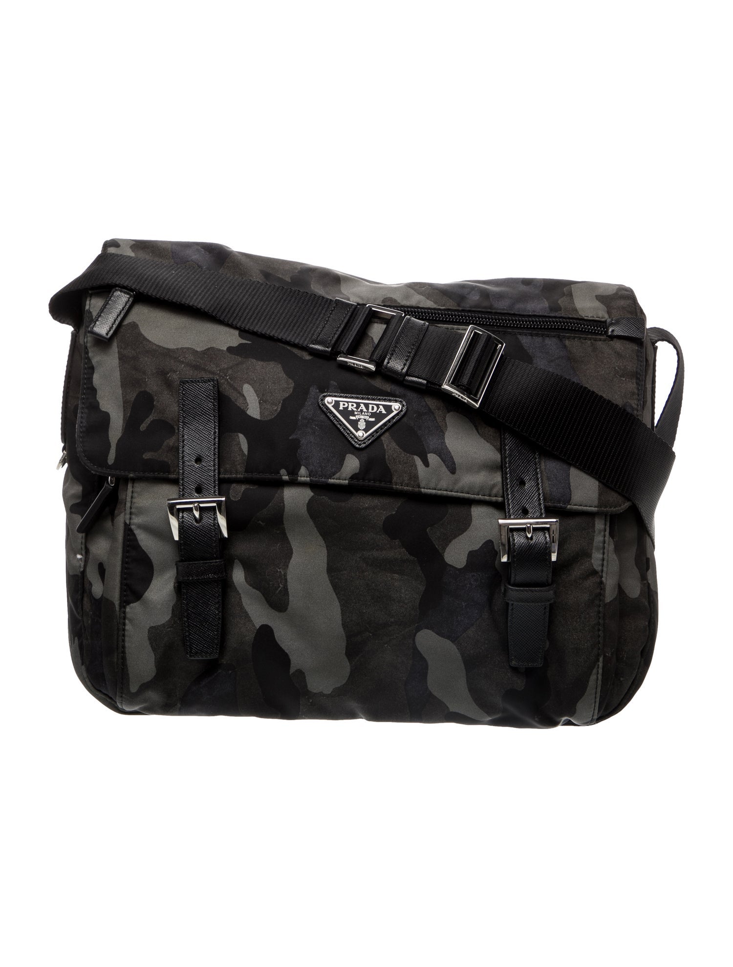 Prada Saffiano Leather Messenger Bag