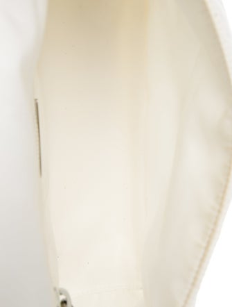 Prada Enameled Metal Triangle Padded Traveller Small