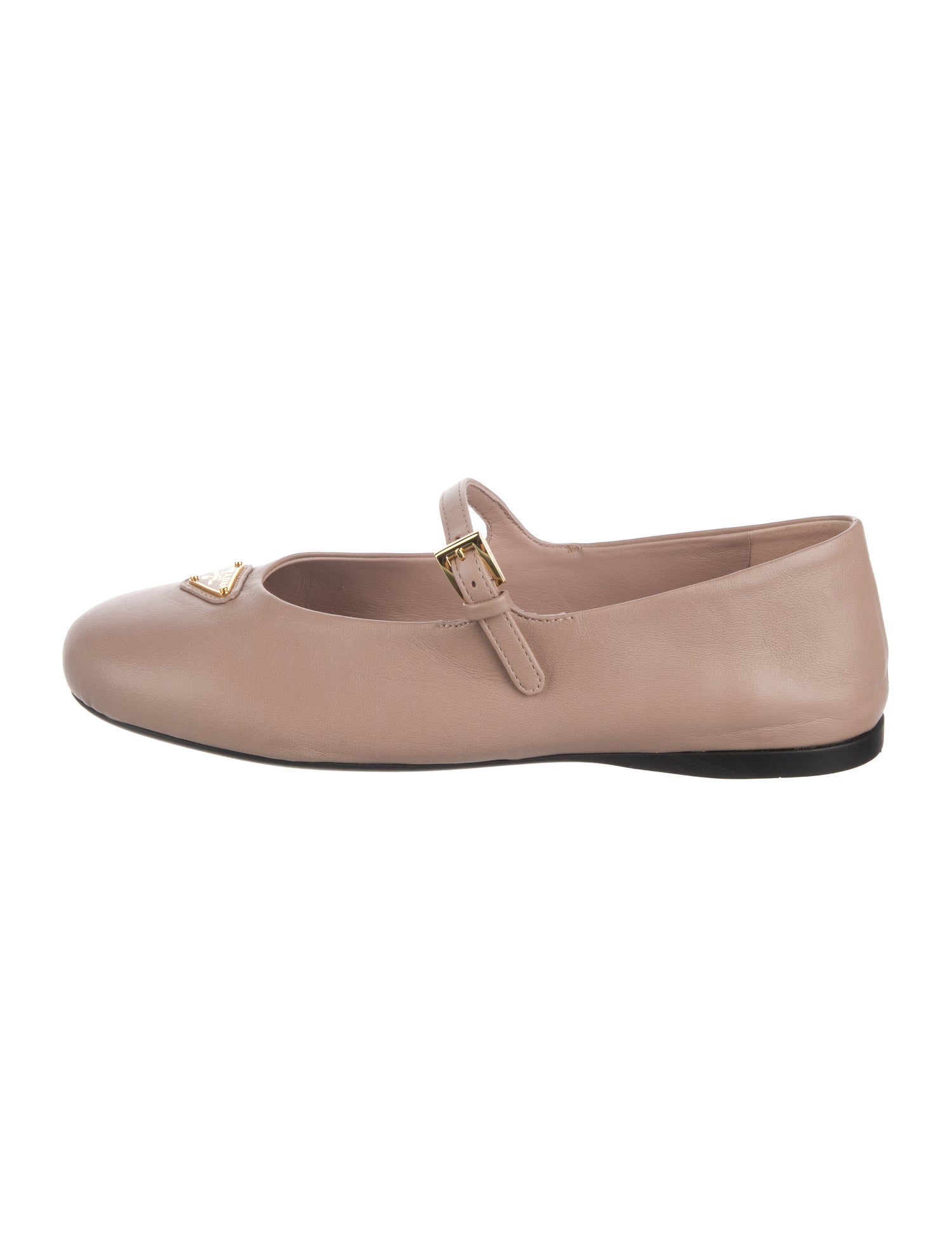 Prada Leather Mary Jane Flats