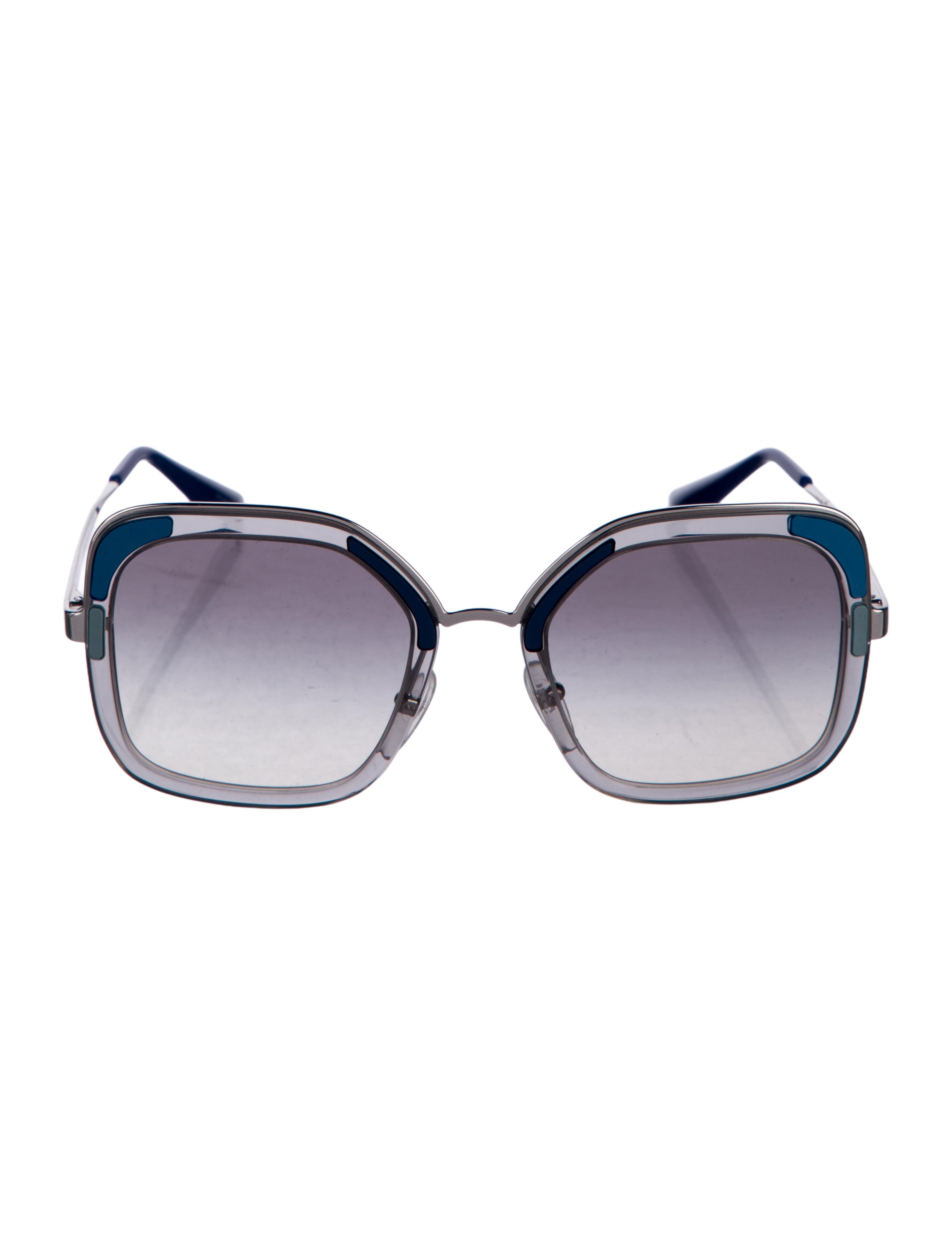 Prada Oversize Gradient Sunglasses