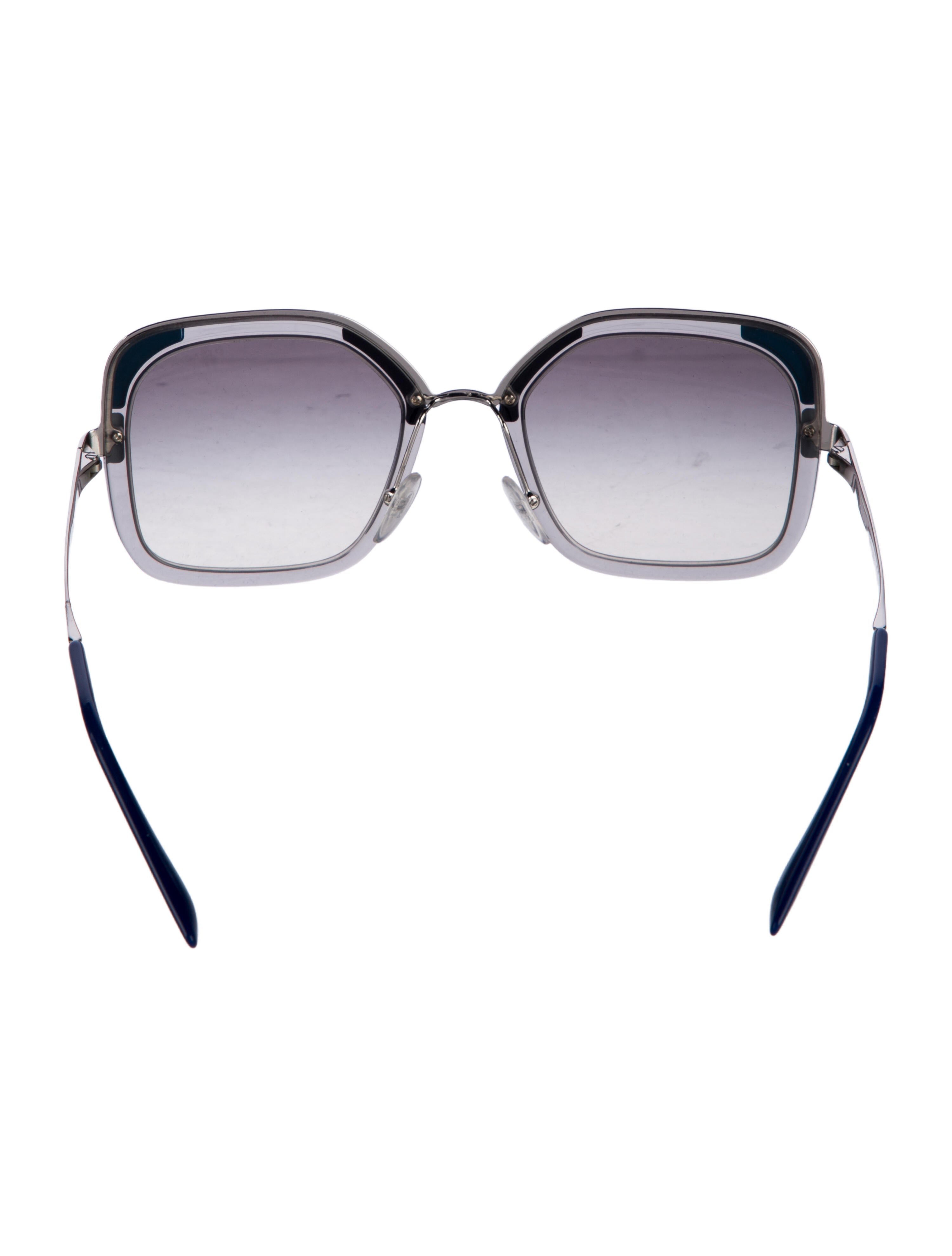 Prada Oversize Gradient Sunglasses