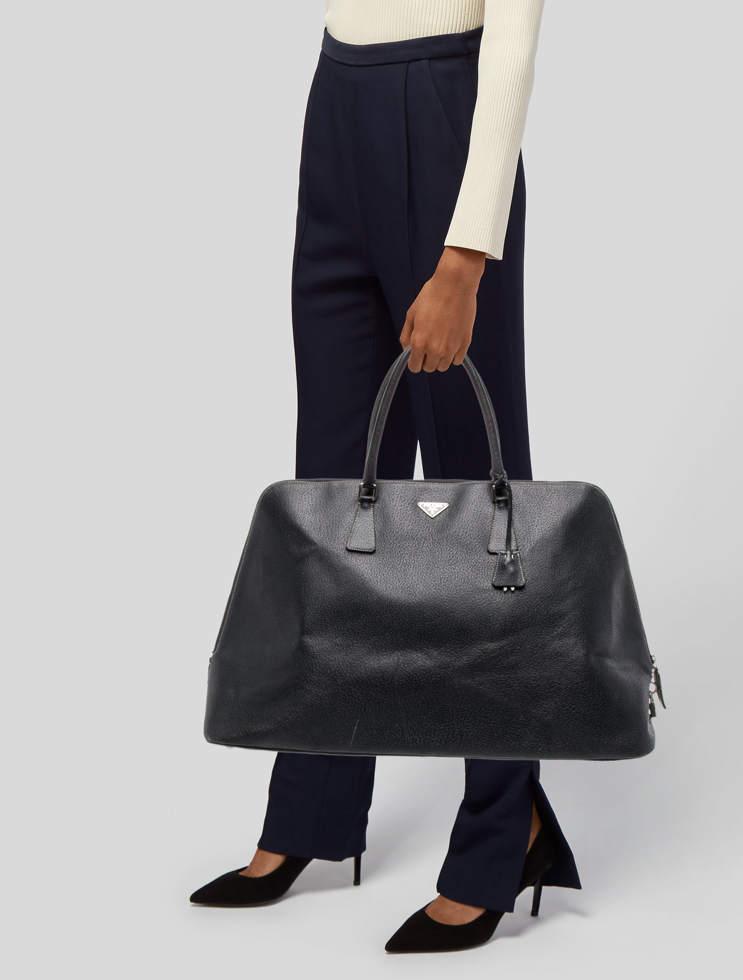 Prada Leather Weekender
