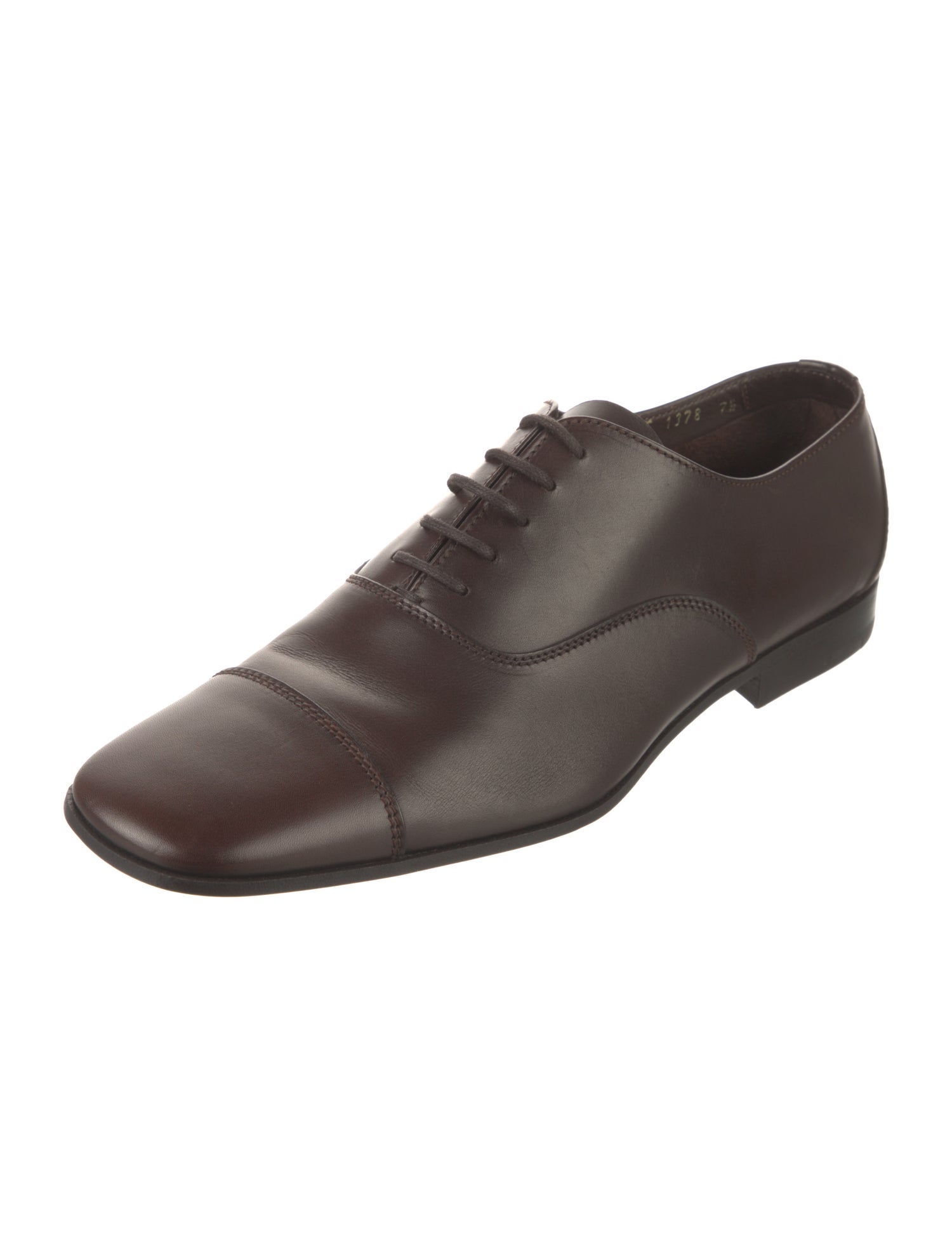 Prada Leather Oxfords