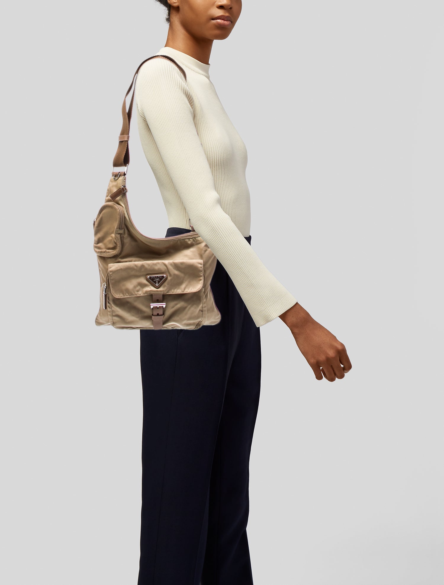 Prada Tessuto Nylon Messenger Bag