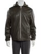 Prada 2013 Enameled Metal Triangle Moto Jacket