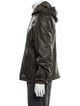 Prada 2013 Enameled Metal Triangle Moto Jacket