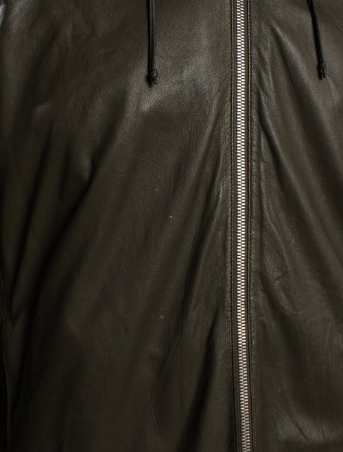 Prada 2013 Enameled Metal Triangle Moto Jacket