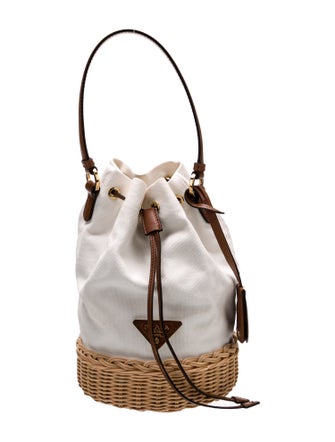 Prada Canvas Bucket Bag