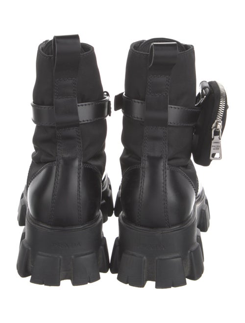 Prada Leather Combat Boots