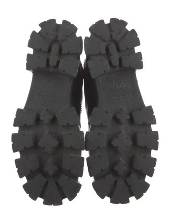 Prada Leather Combat Boots