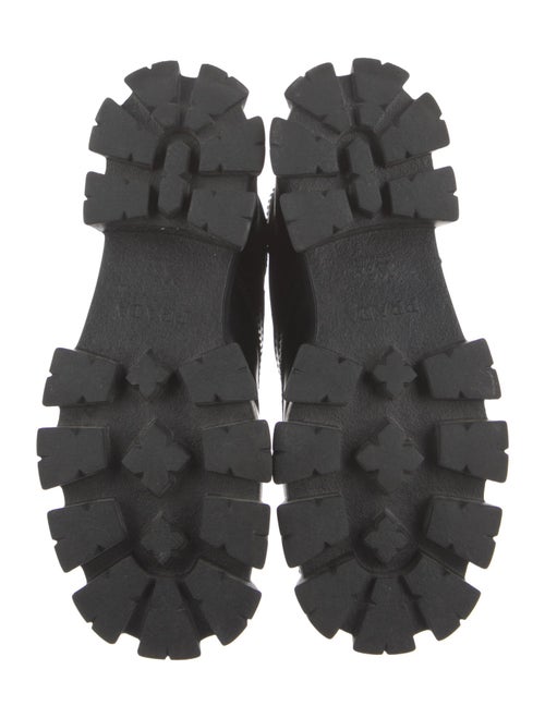 Prada Leather Combat Boots