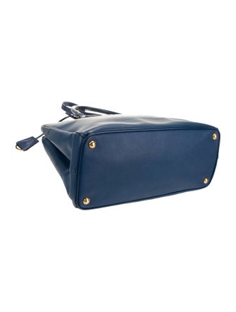 Prada Saffiano Leather Galleria Double Zip Large