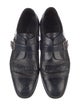 Prada Leather Lasercut Accents Monk Straps