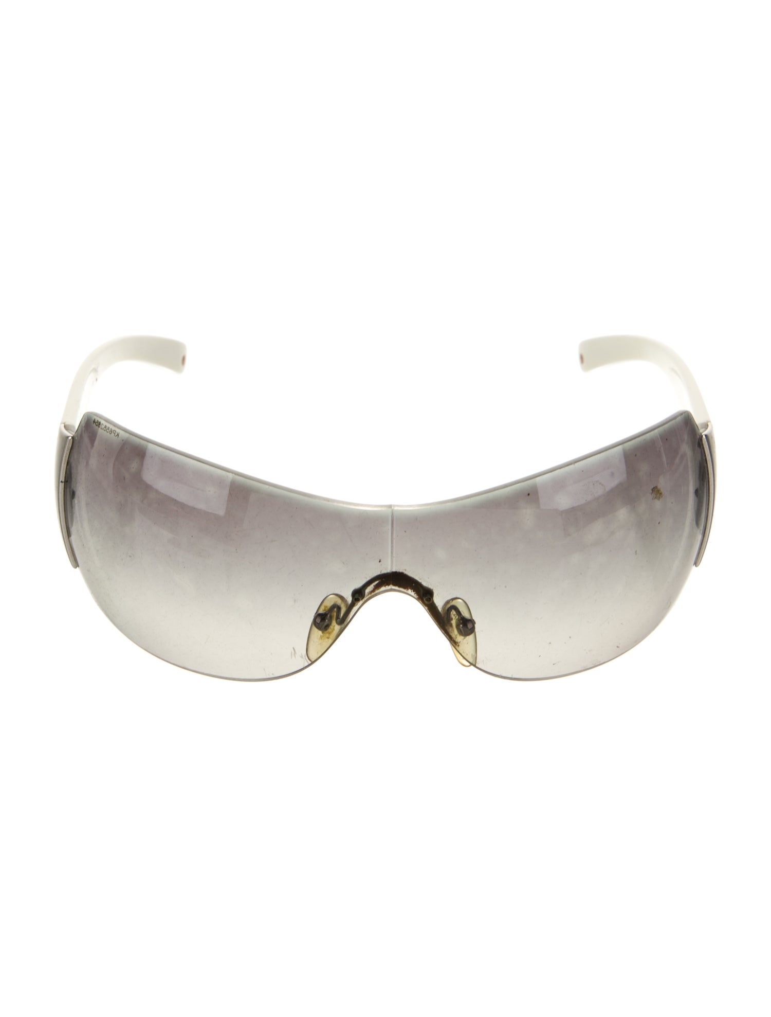 Prada Shield Mirrored Sunglasses