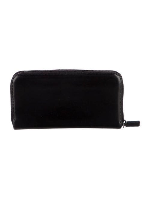 Prada Spazzolato Leather Continental Wallet