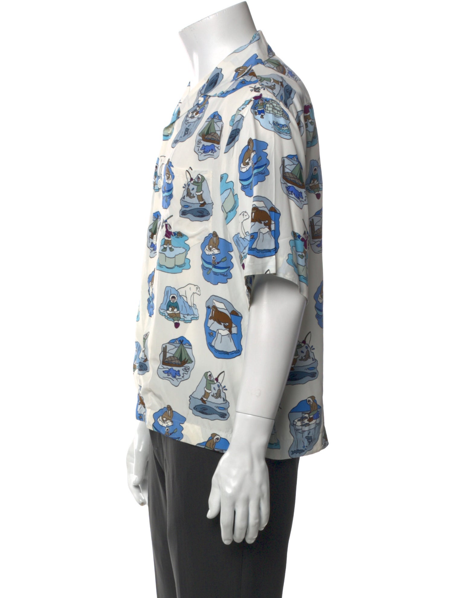 Prada 2017 Graphic Print Shirt