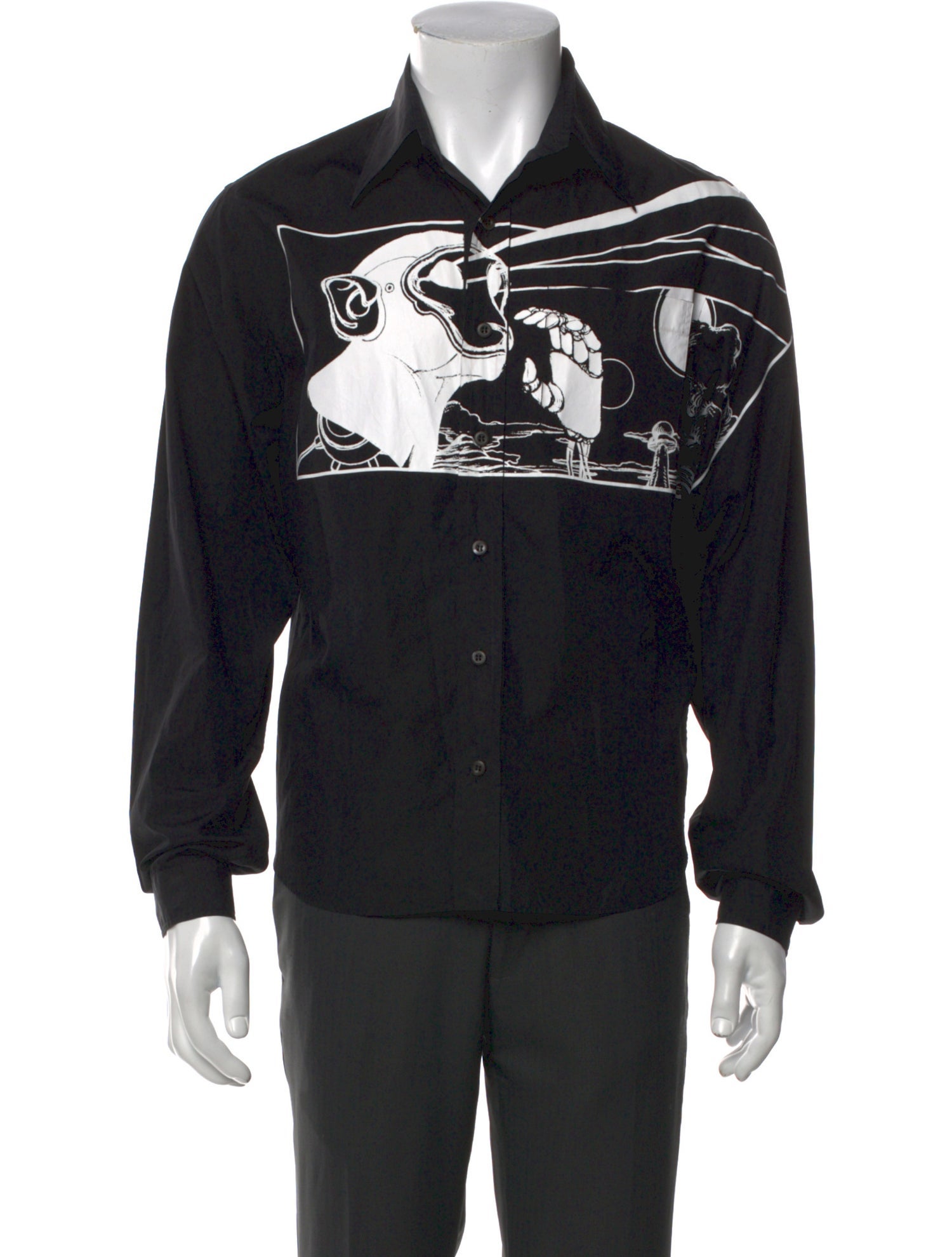 Prada 2018 Graphic Print Shirt