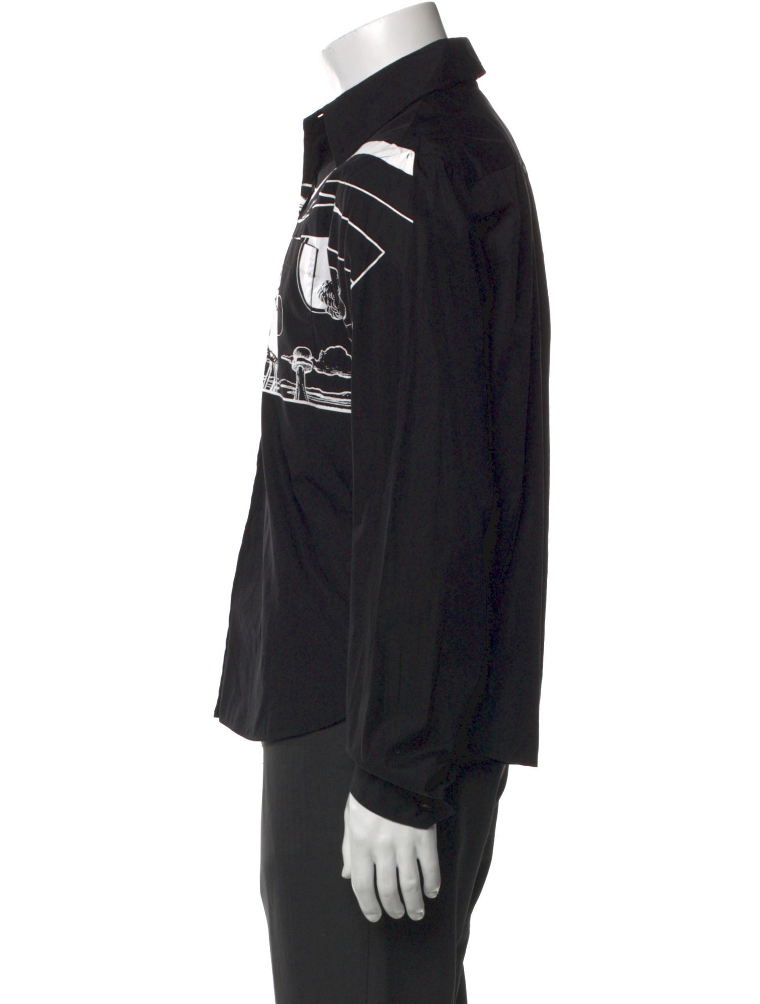 Prada 2018 Graphic Print Shirt