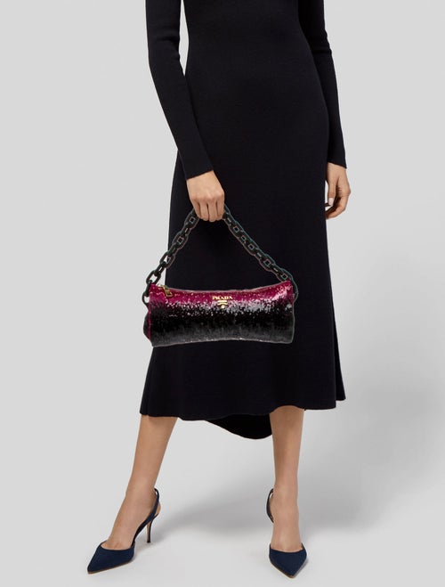 Prada Sequins Top Handle Bag