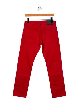 Prada Mid-Rise Straight Leg Jeans