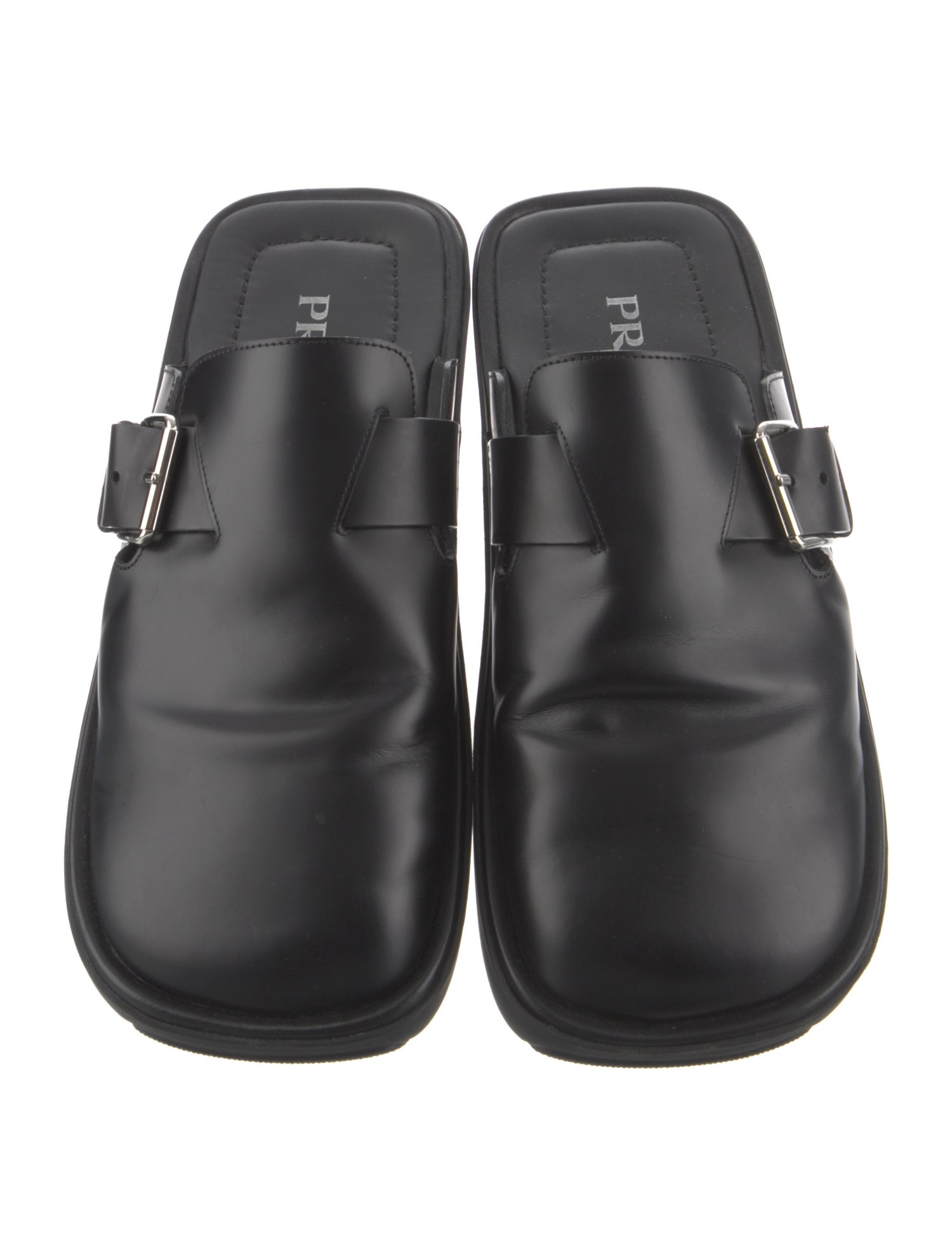 Prada Leather Slippers