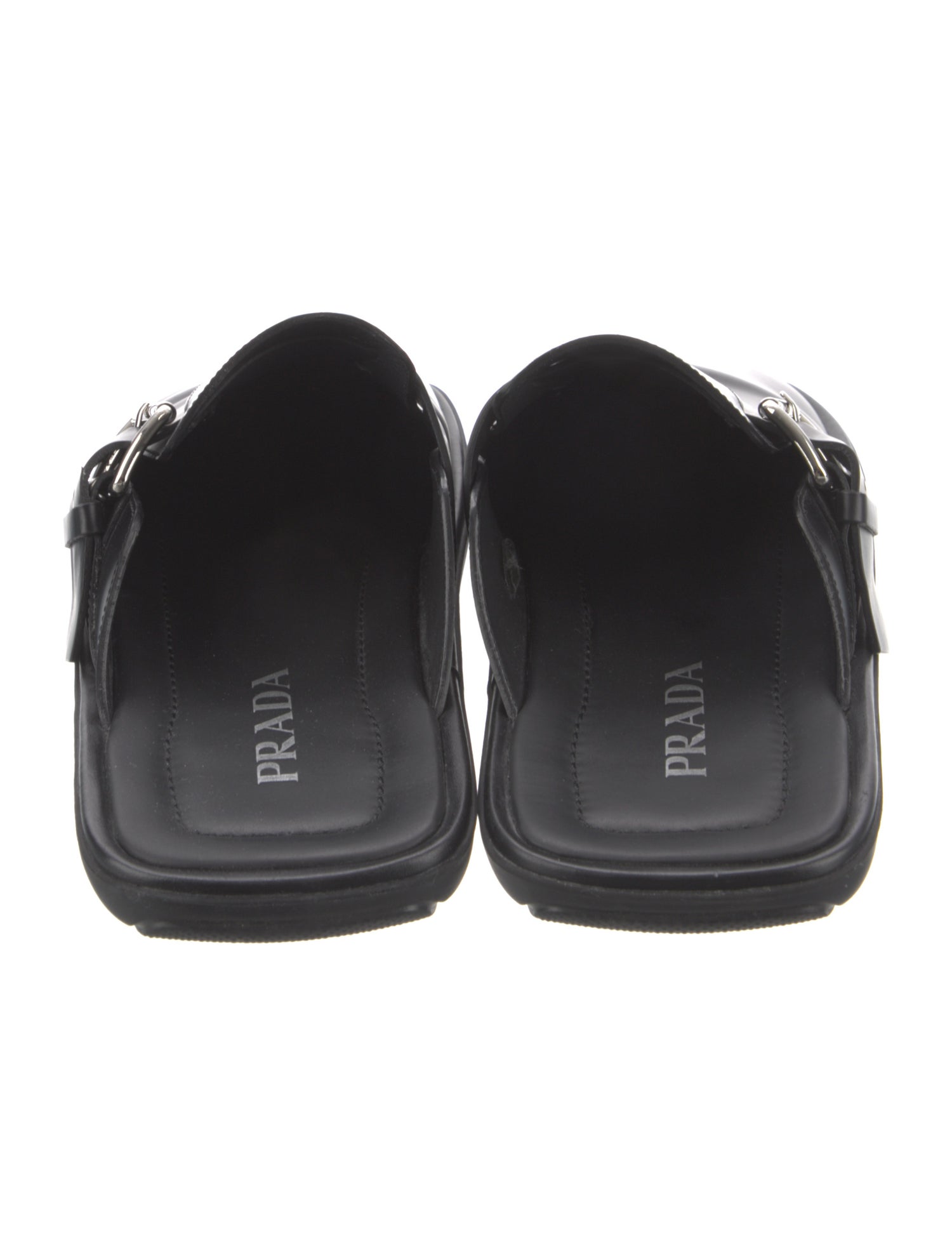 Prada Leather Slippers