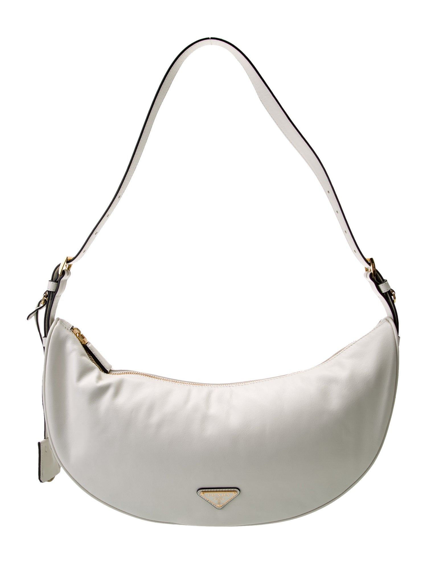 Prada Saffiano Leather Demi-Lune Large