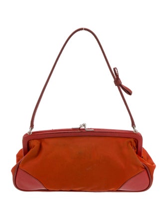 Prada Enameled Metal Triangle Frame