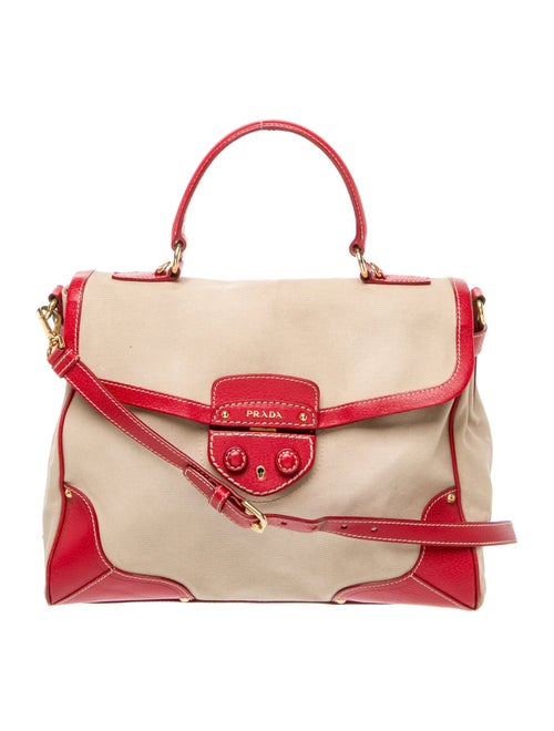 Prada Enameled Metal Triangle Sound