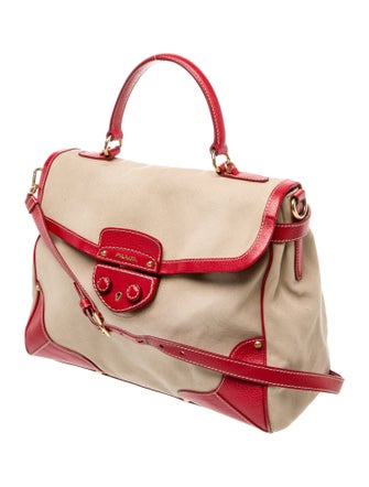 Prada Enameled Metal Triangle Sound