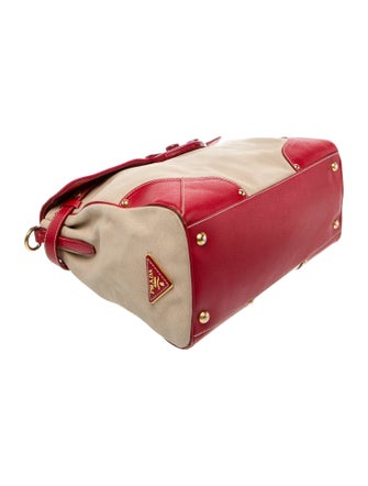 Prada Enameled Metal Triangle Sound