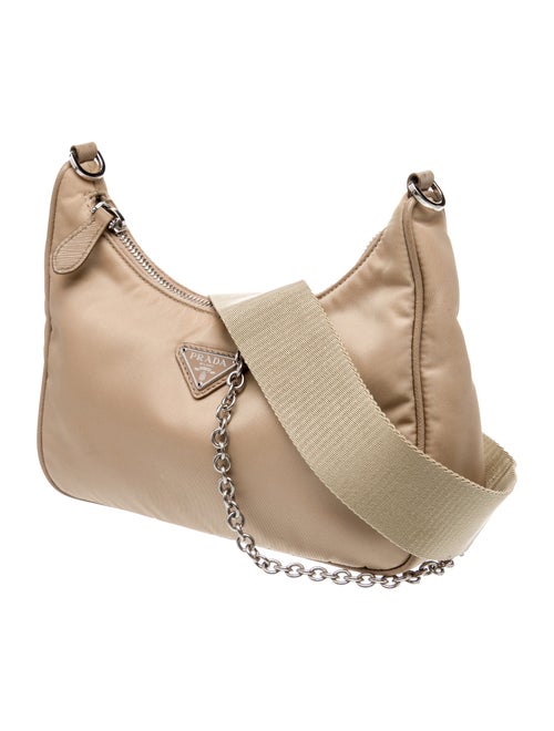 Prada Enameled Metal Triangle Re-Edition 2005