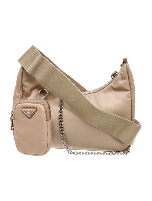 Prada Enameled Metal Triangle Re-Edition 2005