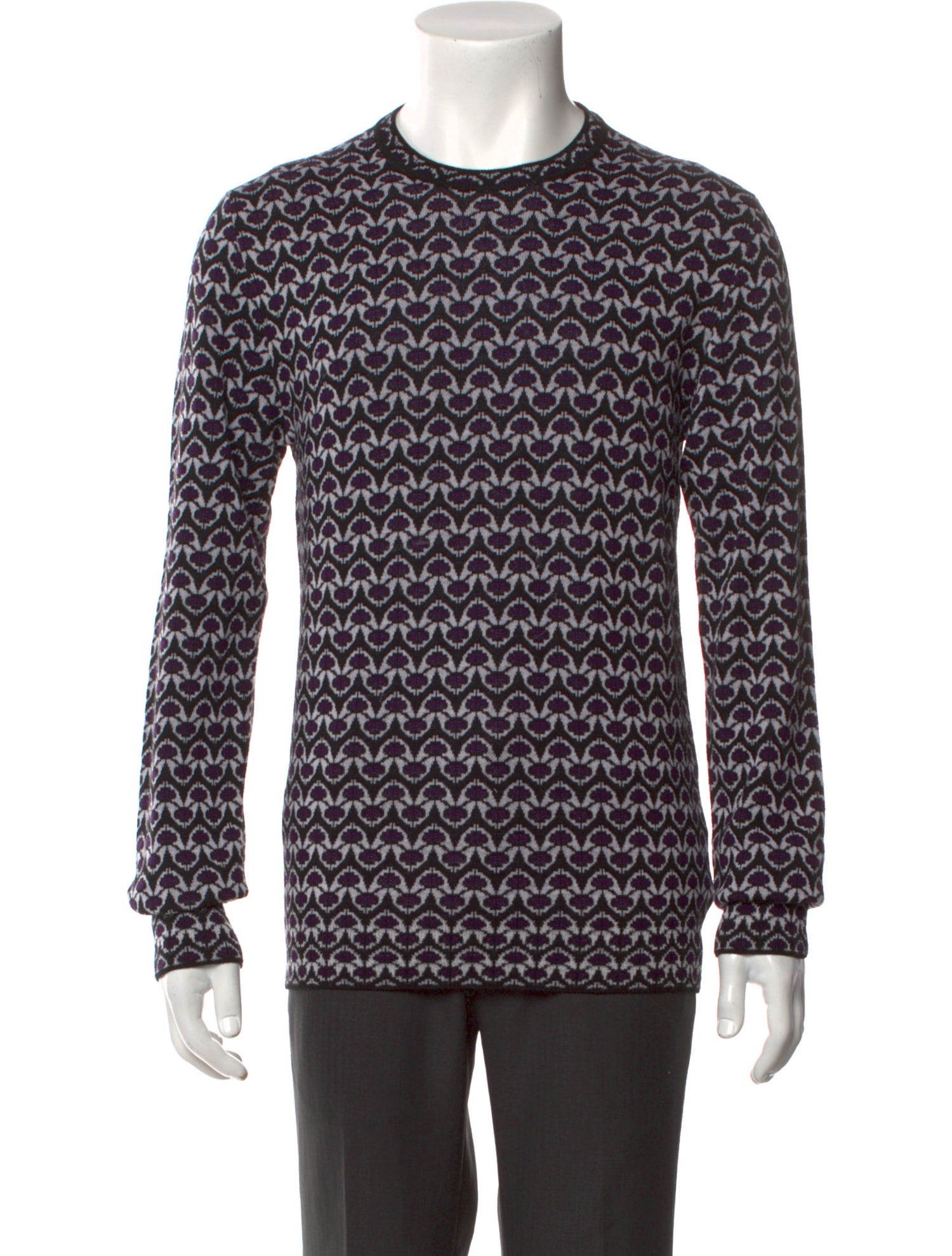 Prada 2021 Enameled Metal Triangle Pullover