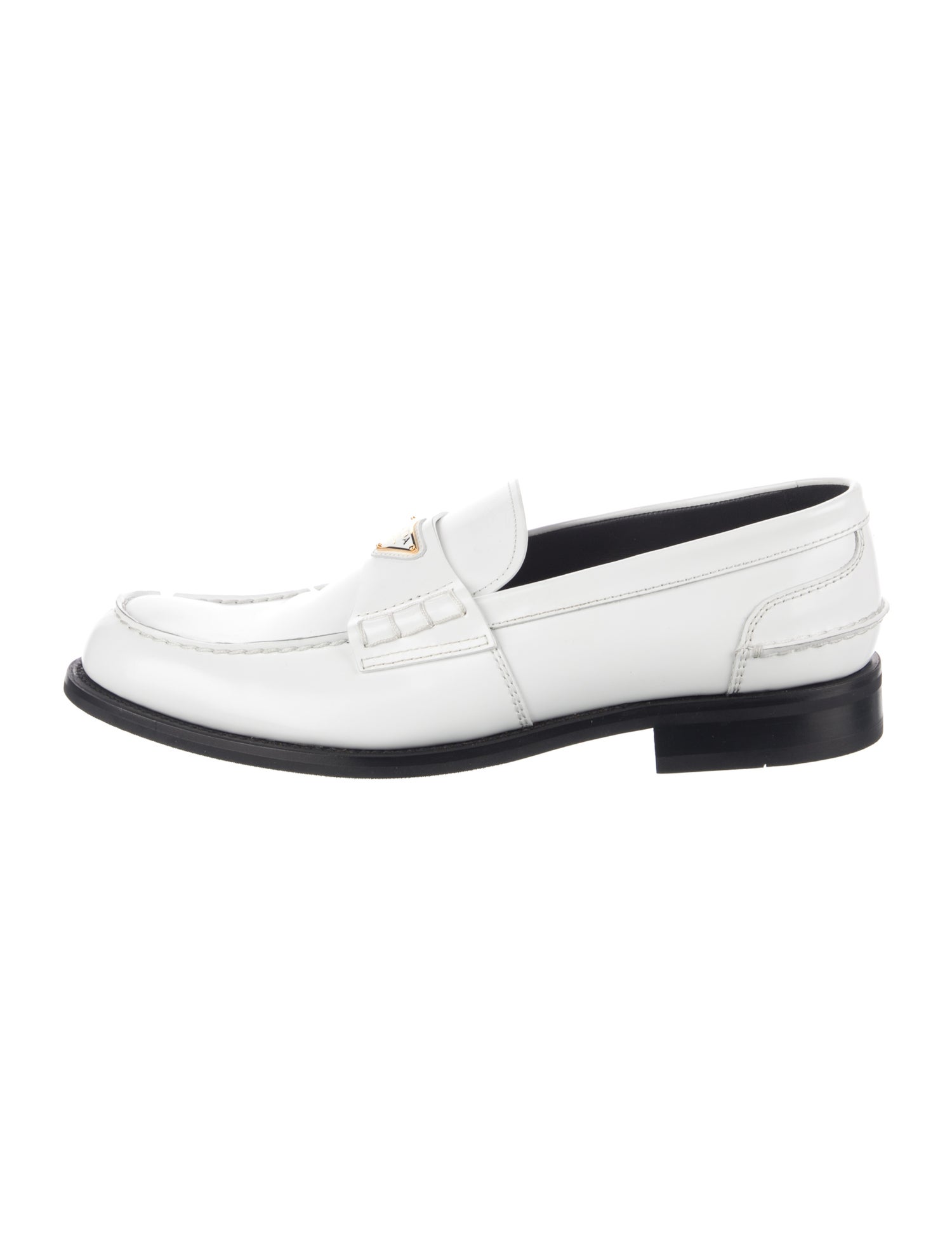 Prada Leather Dress Loafers