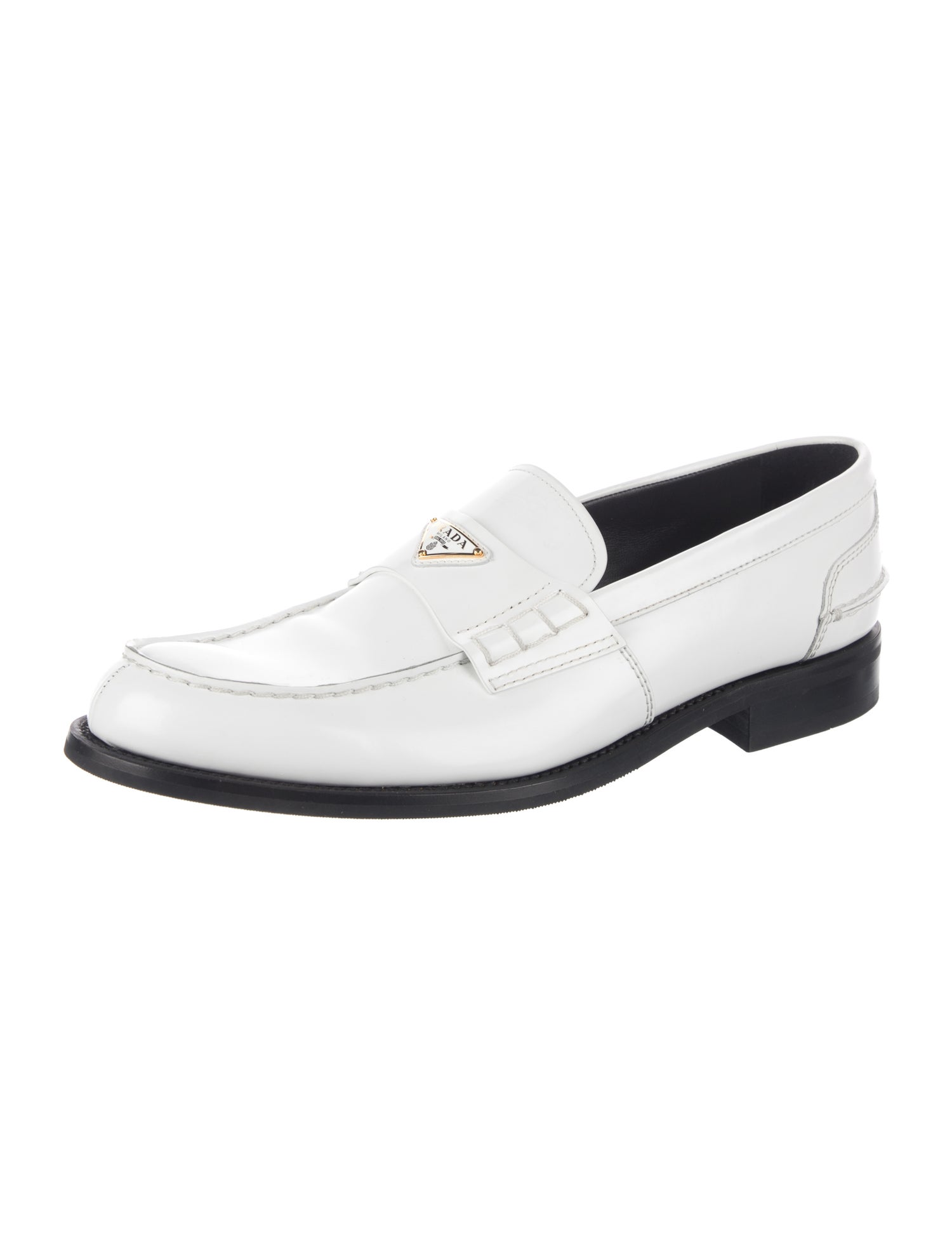 Prada Leather Dress Loafers