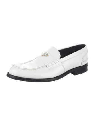 Prada Leather Dress Loafers