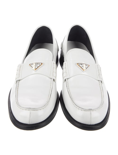 Prada Leather Dress Loafers