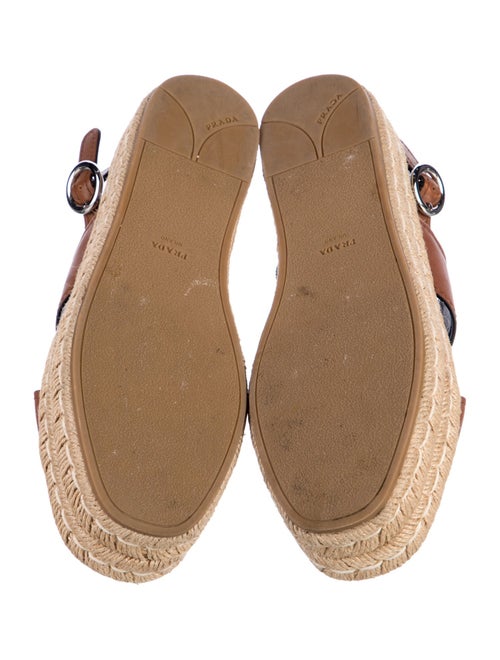 Prada Leather Espadrilles