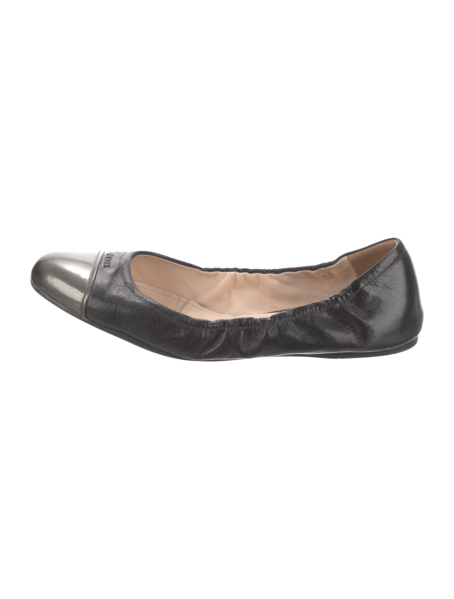 Prada Leather Ballet Flats