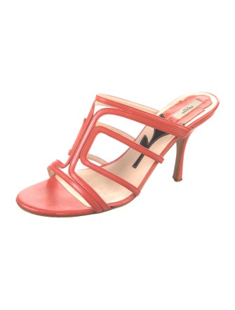 Prada Leather Slides