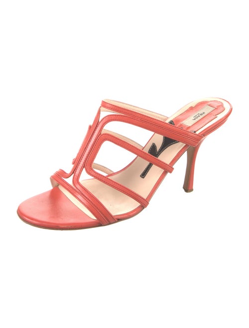 Prada Leather Slides