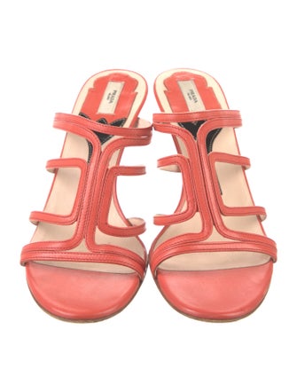 Prada Leather Slides