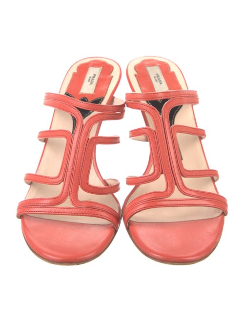 Prada Leather Slides