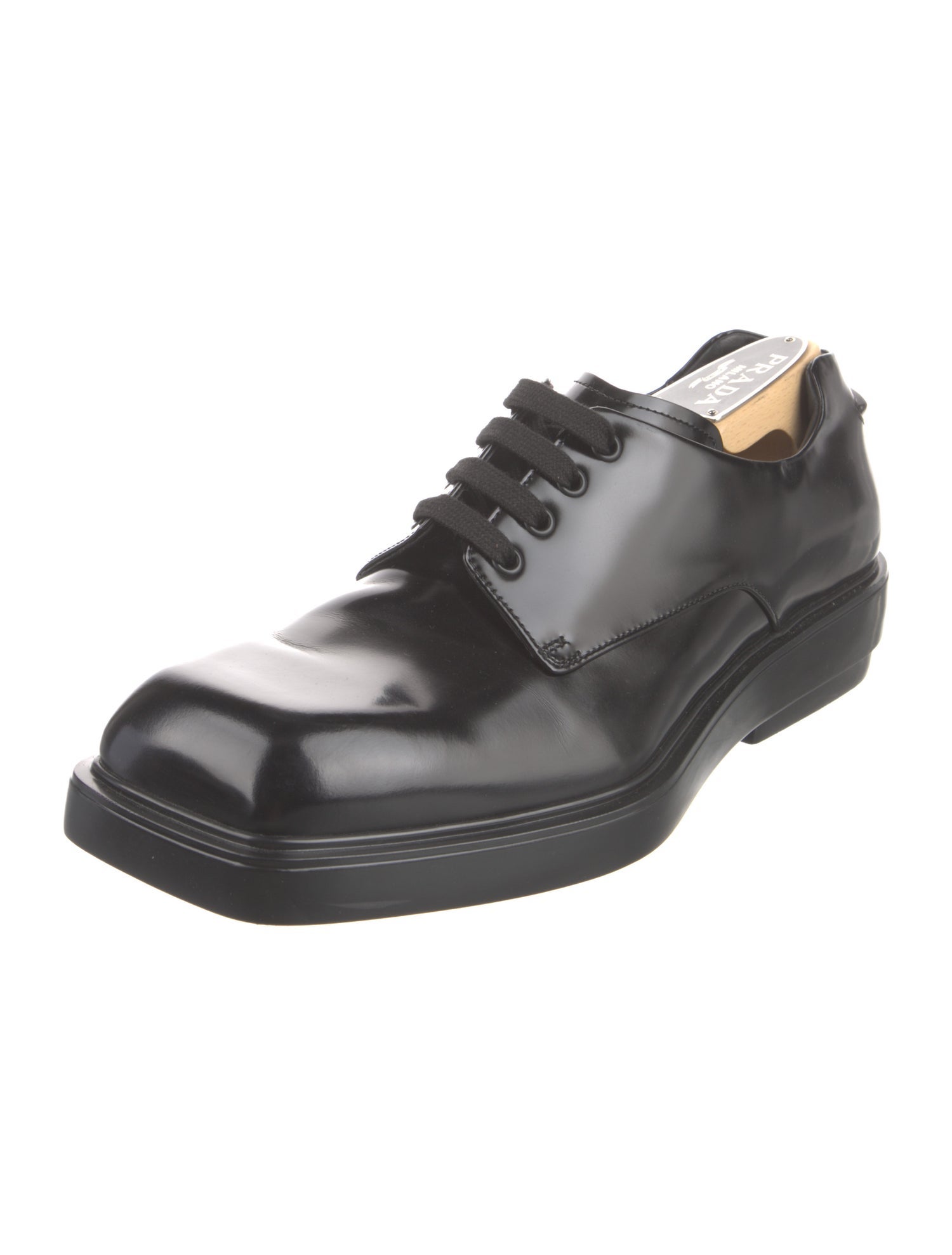 Prada Leather Derby Shoes