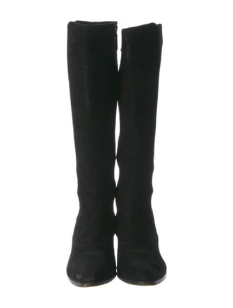 Prada Suede Riding Boots